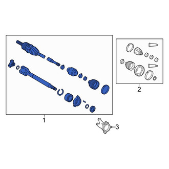 Toyota OE - Front Right CV Axle Assembly