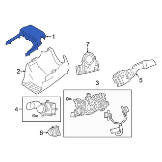 Toyota OE - Upper Steering Column Cover