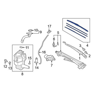 Toyota OE - Right Wiper Blade