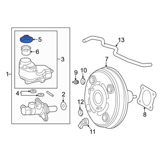 Toyota OE - Brake Master Cylinder Reservoir Cap