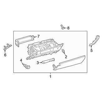 Toyota OE - Instrument Panel - Glove Box
