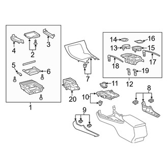 Toyota OE - Center Console (Front Components)