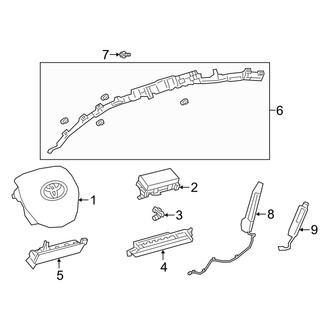 Toyota OE - Restraint Systems - Air Bag Components (Air Bags)