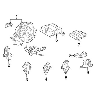 Toyota OE - Restraint Systems - Air Bag Components (Modules & Sensors)