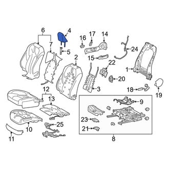 Toyota OE - Front Left Headrest