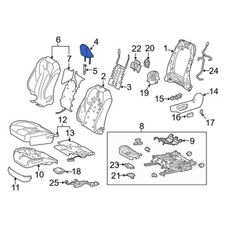 Toyota OE - Front Left Headrest