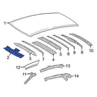 Toyota OE - Front Roof Header Panel