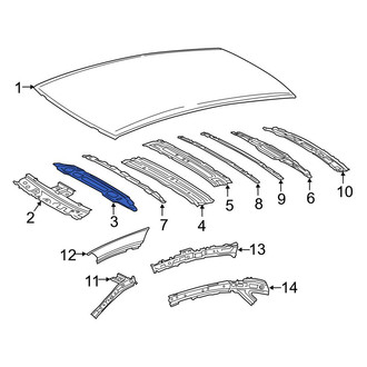 Toyota OE - Front Roof Panel Reinforcement