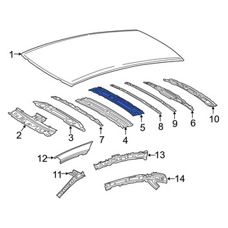 Toyota OE - Front Roof Panel Reinforcement