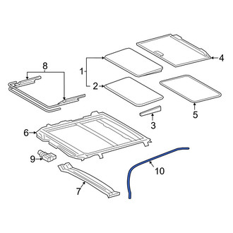 Toyota OE - Front Sunroof Drain Hose