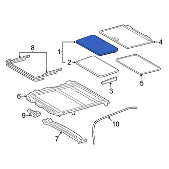 Toyota OE - Sunroof Glass