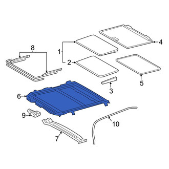 Toyota OE - Sunroof Frame