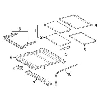 Toyota OE - Roof - Sunroof