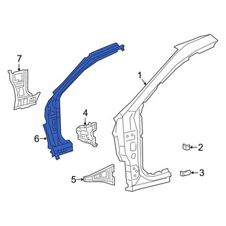 Toyota OE - Left Body A-Pillar Reinforcement