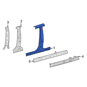 Toyota OE - Right Body B-Pillar and Rocker Panel