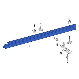 Toyota OE - Left Rocker Panel Guard