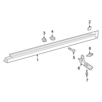 Toyota OE - Pillars, Rocker & Floor - Exterior Trim