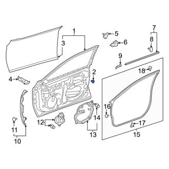 Toyota OE - Rear Door Stop