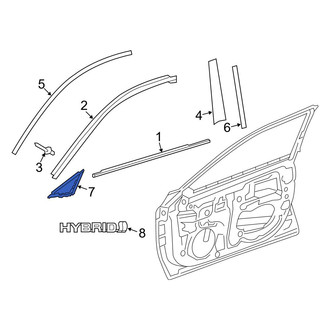 Toyota OE - Front Right Door Mirror Trim Ring