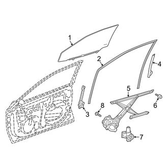 Toyota OE - Front Door - Glass & Hardware