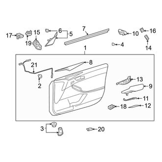 Toyota OE - Front Door - Interior Trim