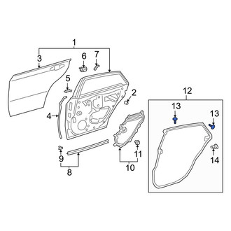 Toyota OE - Door Seal Clip