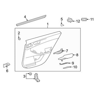 Toyota OE - Rear Door - Interior Trim