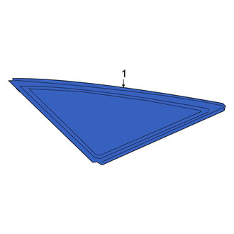 Toyota OE - Rear Left Quarter Glass