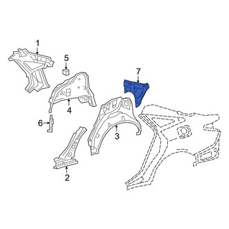 Toyota OE - Rear Left Outer Quarter Panel