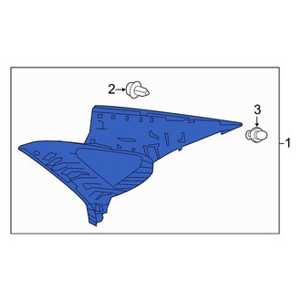Toyota OE - Rear Left Interior Quarter Panel Trim Panel