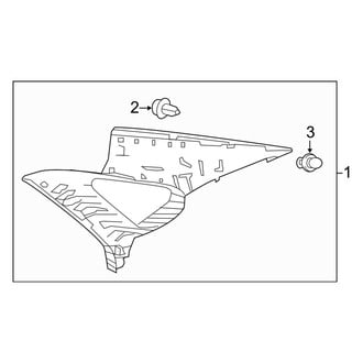 Toyota OE - Quarter Panel - Interior Trim