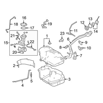 Toyota OE - Fuel System Components (2.5L)
