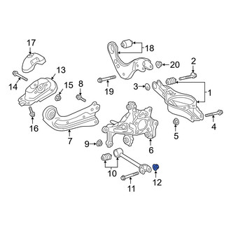 Toyota OE - Lower Outer Suspension Control Arm Nut