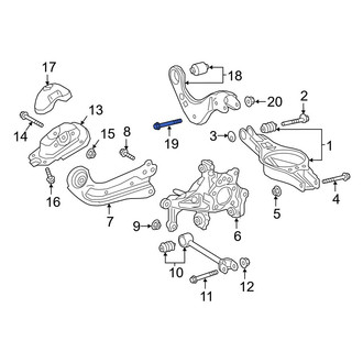 Toyota OE - Upper Suspension Control Arm Bolt