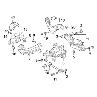 Toyota OE - Rear Suspension - Suspension Components