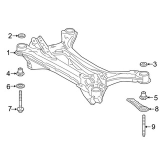 Toyota OE - Rear Suspension - Suspension Mounting