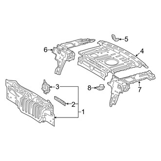 Toyota OE - Rear Body & Floor - Rear Body