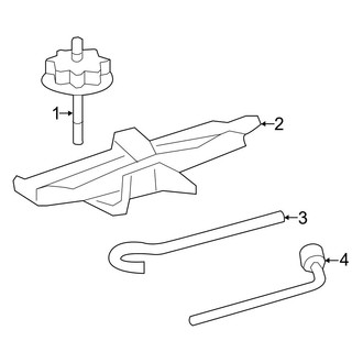 Toyota OE - Rear Body & Floor - Jack & Components