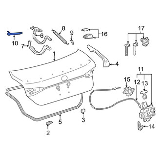 Toyota OE - Trunk Lid Lift Support