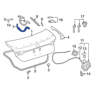 Toyota OE - Rear Left Deck Lid Hinge Cap