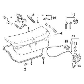 Toyota OE - Trunk Lid - Lid & Components