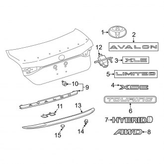 2021 Toyota Avalon OEM Exterior & Body Parts | CARiD.com