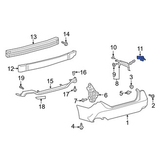 Toyota OE - Right Tail Light Bracket