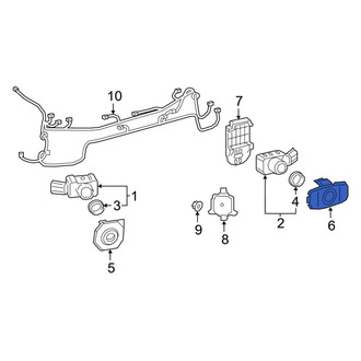 Toyota OE - Rear Parking Aid Sensor Housing