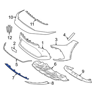 Toyota OE - Front Center Bumper Guard
