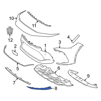 Toyota OE - Front Left Bumper Guard