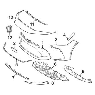 Toyota OE - Front Bumper & Grille - Bumper & Components (Bumper & Components)