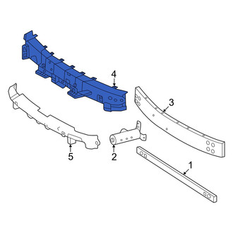 Toyota OE - Front Bumper Cover Support Rail