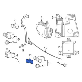 Toyota OE - Rear Outer Parking Aid Sensor Housing