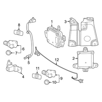 Toyota OE - Front Bumper & Grille - Electrical Components